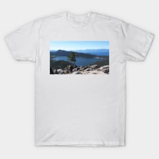 Lake Tahoe Rim Trail Painting T-Shirt